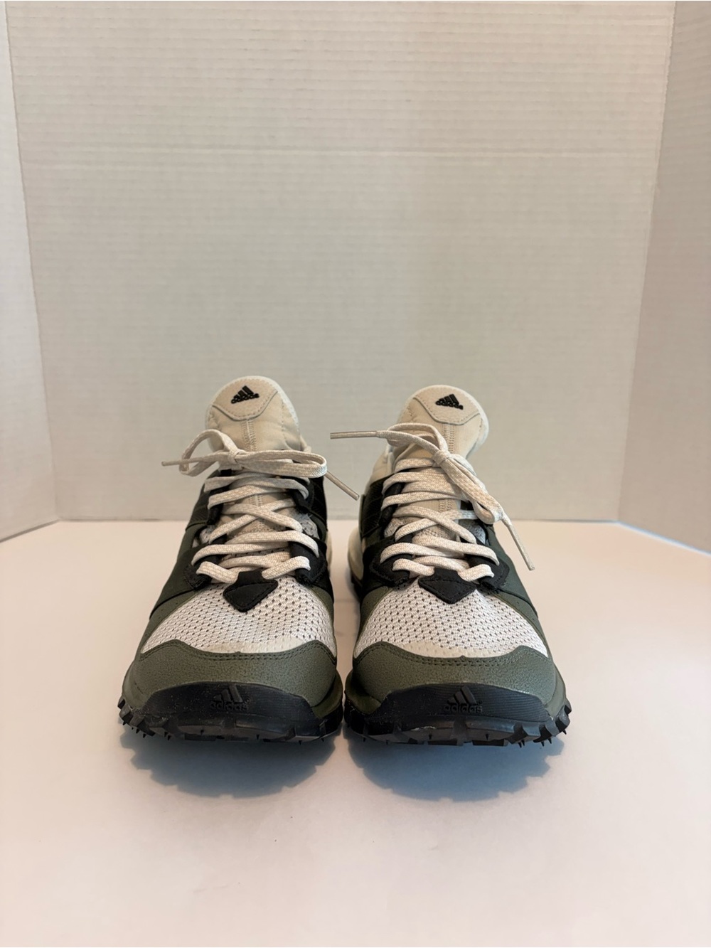 Adidas Response Trail Boost Green white mens 7 ladies 9 - Picture 2 of 6